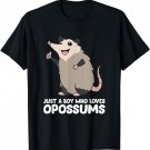 Opossum Boy Just a Boy Who Loves Opossums T-Shirt