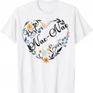 Best Nae-Nae Ever Heart Flower Blessed Grandma Mother's Day T-Shirt