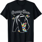 Cute Granny Bear Autism Awareness Autistic Family Lover T-Shirt