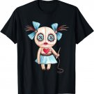 Patchwork Girl Goth Creepy Cute Voodoo Doll For Teens T-Shirt