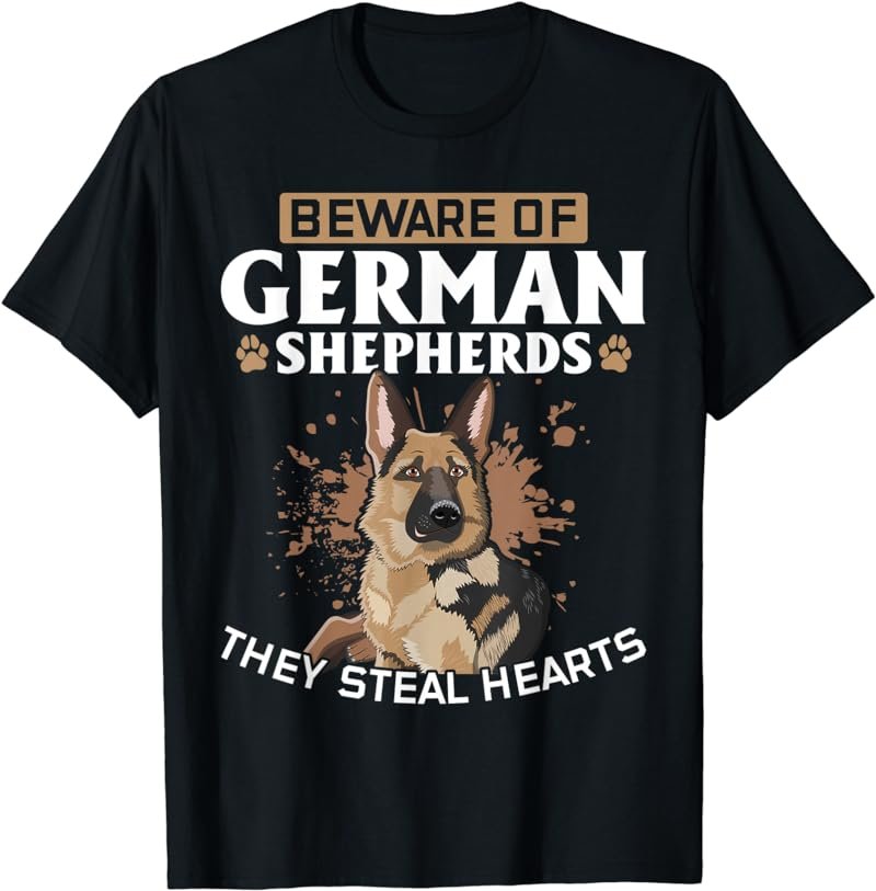 German Shepherd Lover - Beware of German shepherds T-Shirt