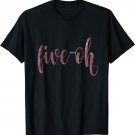 50th Birthday Party Rose Big Five Oh Fifty 50 T-Shirt