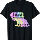 Vomiting rainbow skulls pastel goth stay weird T-Shirt