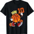Basketball 10th Birthday Shirt For Girls Boys Kids Born 2012 T-Shirt