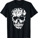 Chickens Farm Skeleton Halloween Farmer Chicken Skull T-Shirt