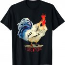 I Love My Cock Rooster Chicken Funny Dirty Adult T-Shirt