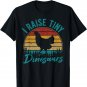 I Raise Tiny Dinosaurs Chicken Lover Chickens Farmer Farming T-Shirt