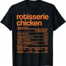 Rotisserie Chicken Nutrition Facts Thanksgiving Christmas T-Shirt