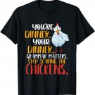 Grammar Matters Stop Scaring the Chickens T-Shirt