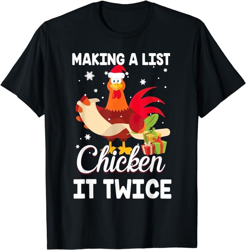 Funny Santa Chicken T-Shirt