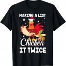 Funny Santa Chicken T-Shirt