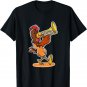 Funny Chicken Playing Trumpet Lover Gift Trumpeter Gifts T-Shirt