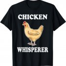 Cute Chicken Whisperer Gift Illustration Chickens Love T-Shirt
