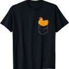 Pocket Chicken Funny Chicken in Pocket I Love My Chicken T-Shirt