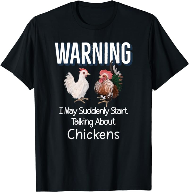 Serama Chicken Lovers Hen & Rooster Funny Chicken Farmer T-Shirt