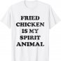 Fried Chicken Is My Spirit Animal Funny Eater Lover Graphic T-Shirt