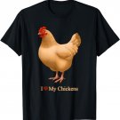 I Heart (Love) My Chickens Buff Orpington Hen T-Shirt