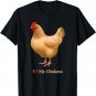 I Heart (Love) My Chickens Buff Orpington Hen T-Shirt