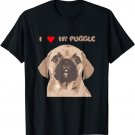 Red Dog Tees:I Love My Puggle T-shirt