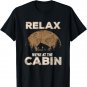 Vintage Cabin tshirt Relax we're at the cabin gift