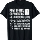 Funny Holiday Postal Worker Tshirt Christmas Design