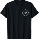 76 1776 BETSY ROSS US FLAG 13 STAR WE THE PEOPLE DISTRESSED T-Shirt