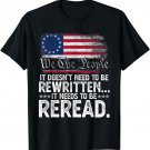 1776 We the People Betsy Ross 4th Of July American Flag 1776 T-Shirt