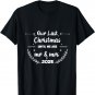 Funny Couple Our last christmas until we are mr & mrs 2023 T-Shirt
