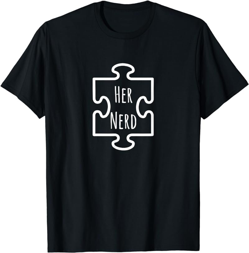 Couples Cute Matching His Dork Her Nerd Shirts
