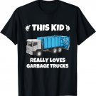 This Kid Loves Garbage Trucks Trash Boys Baby Toddler 5T 4T T-Shirt