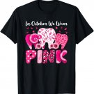 In October We Wear Pink Tooth Leopard Dental Breast Cancer T-Shirt