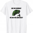 Philosoraptor The Killers meme T-shirt Are we Human?