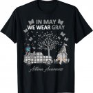 In May We Wear Gray Asthma Awareness Gifts T-Shirt
