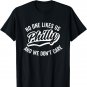 Philly No One Likes Us We Don't Care Shadow White Text T-Shirt