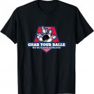 Funny Dad Joke Bowler Grab Your Balls We're Going Bowling T-Shirt