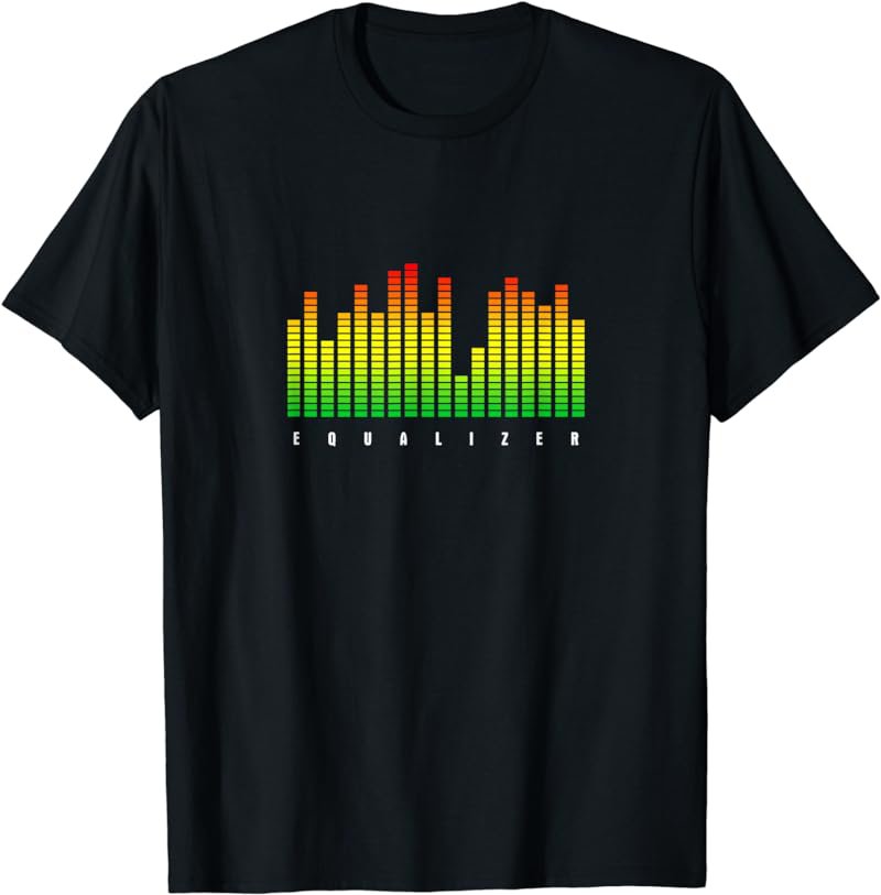 Graphic Equalizer Music T-Shirt