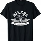 Old Biker Motorcycling Bikers Don't Go Gray We Turn Chrome T-Shirt