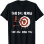 One Arrow - Just Hates You - Funny Archery T Shirt