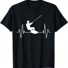 Wakeboarding Heartbeat Wakeboard Vintage Wakeboarder T-Shirt