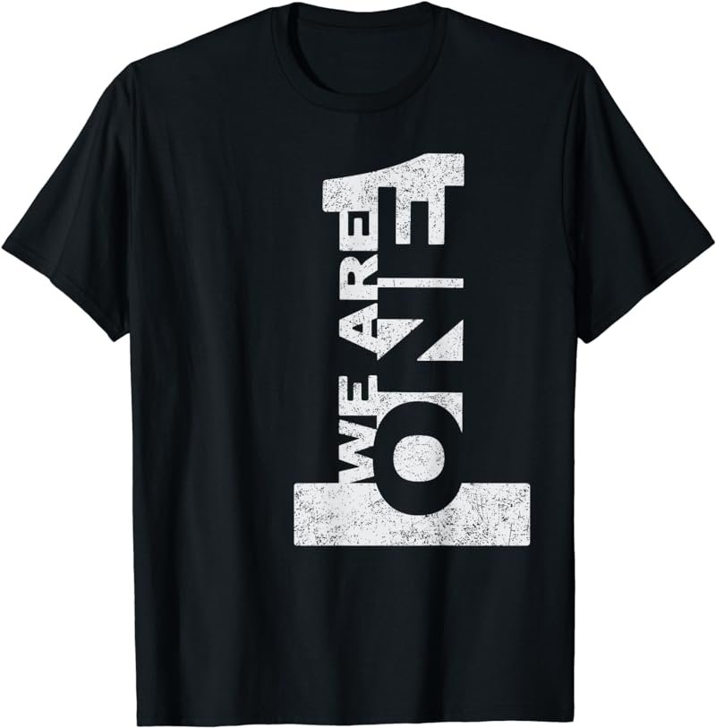 We Are 1 One - Baha'i Faith - Vintage Style Baha'i Clothing T-Shirt