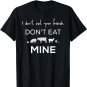 Vegan Don't Eat Friends Animals No Meat T-Shirt