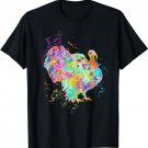 Turkey Day Thanksgiving Watercolor Bird Art Gift Original T-Shirt