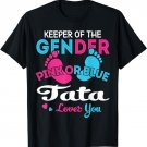 Pink or Blue Tata Loves You Gender Reveal T-Shirt