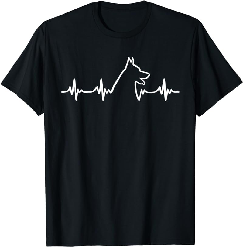 German Shepherd Heartbeat T-Shirt