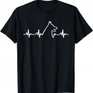 German Shepherd Heartbeat T-Shirt