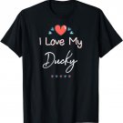 I Love My Ducky Cute Mothers Day T-Shirt Gift T-Shirt