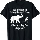 LDS Funny Chased by an Elephant Mormon Faith T-Shirt