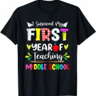 Survived My First Year Teaching Middle School Back To School T-Shirt