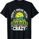 Water Polo Grandpa Proud Family Funny Sport Fan Crazy Quote T-Shirt