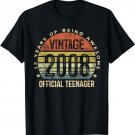 Vintage 2008 Official Teenager 13 Years Of Being Awesome T-Shirt
